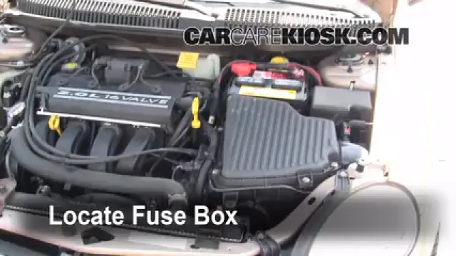 2001 Dodge Neon 2.0L 4 Cyl. Fuse (Engine) Check